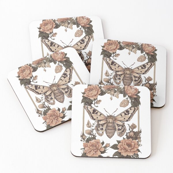 Item preview, Moth and Flower Crown  designed and sold by Berra-Art.