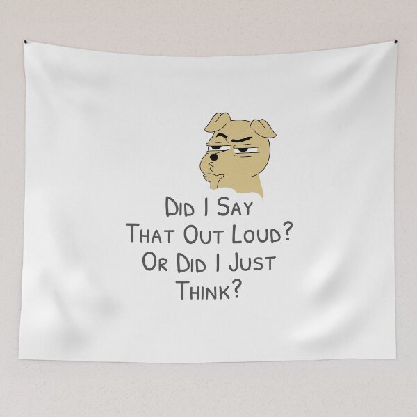 Item preview, Funny and Cute Puppy making THAT ONE QUESTION designed and sold by José David.