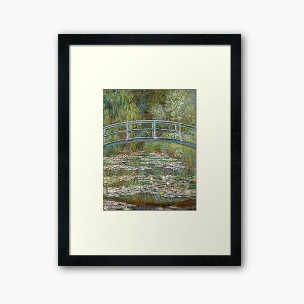 Aperçu de l'œuvre Pont sur un étang aux Nymphéas - Claude Monet créée et vendue par LexBauer.