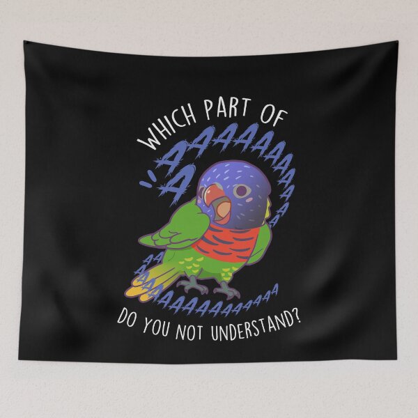 Item preview, Green-naped Rainbow Lorikeet Parrot Aaaa designed and sold by Clara Hollins.