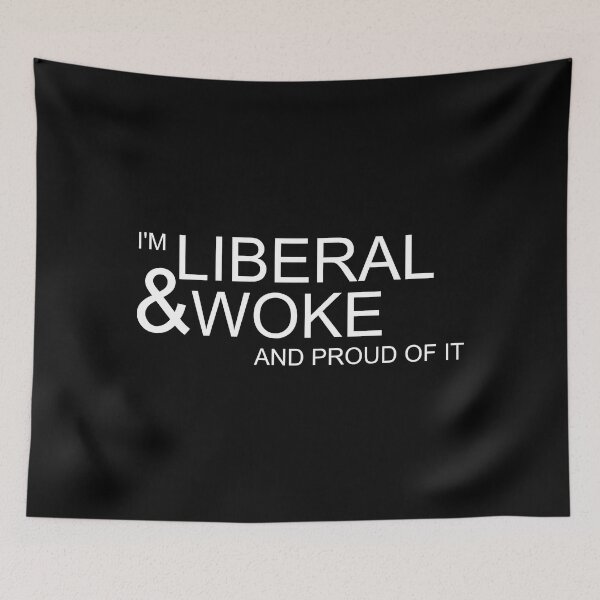 Item preview, Liberal and woke white designed and sold by Politics-Corner.