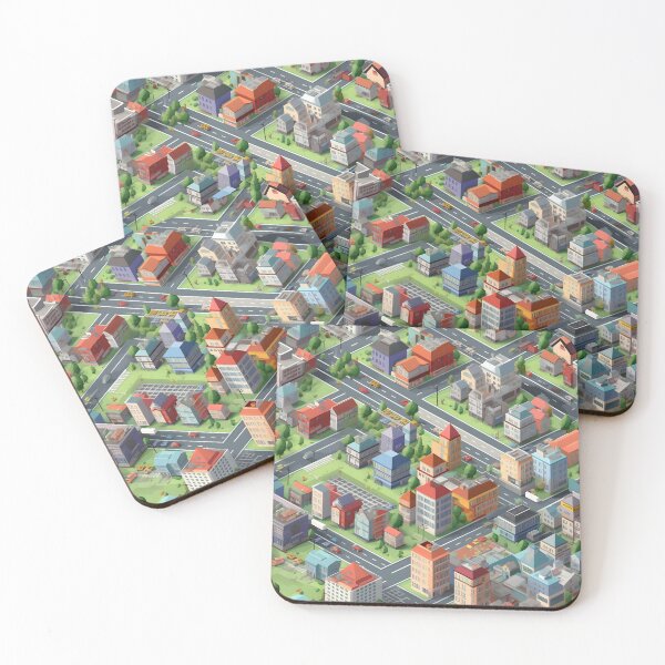 Item preview, Timeless Patterns: Endless Cityscape. Premium seamless design pattern  designed and sold by HIKARI Creations.