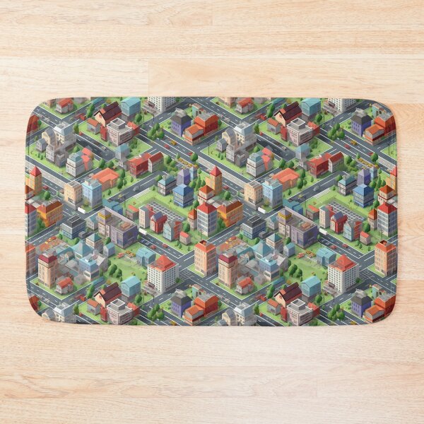 Item preview, Timeless Patterns: Endless Cityscape. Premium seamless design pattern  designed and sold by HIKARI Creations.