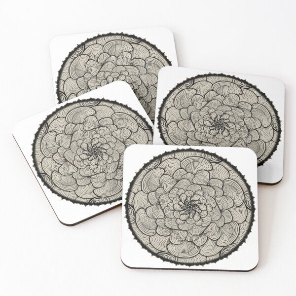 Item preview, Endless Seashells Sketch, Monochromatic Mandala Sketch 021622.4 by Kristi Duggins designed and sold by Kristi Duggins.