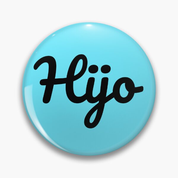 Item preview, 'Hijo' in monochrome script font. designed and sold by All-Names.