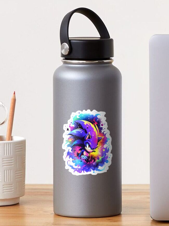 Sonic the Hedgehog Inspired Water Bottle. Great Idea for Kids