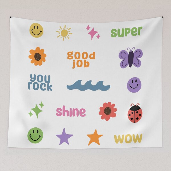 Item preview, Encouraging Sticker Set designed and sold by haldoodles18.