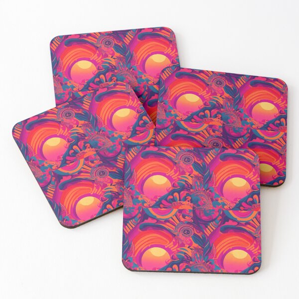 Item preview, Neon Sunset Pattern  designed and sold by Theo-B.