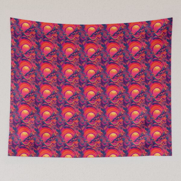 Item preview, Neon Sunset Pattern  designed and sold by Theo-B.