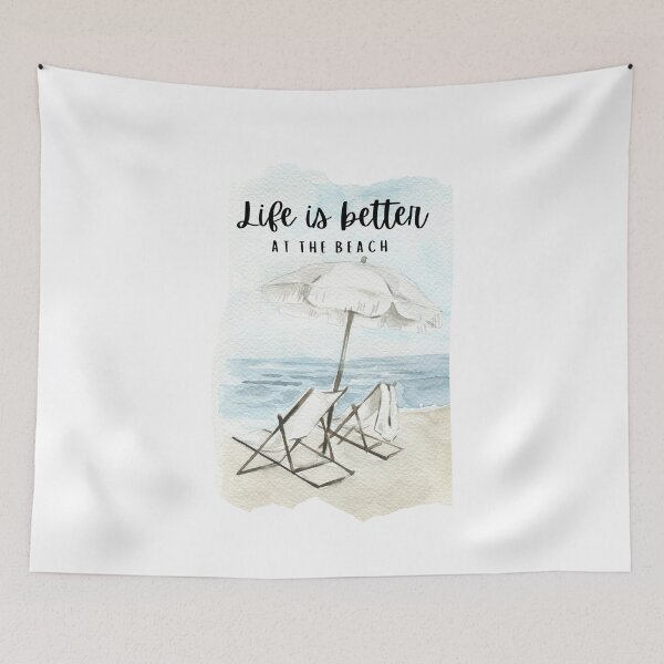 Item preview, Life is better at the beach designed and sold by S-and-W-4ever.