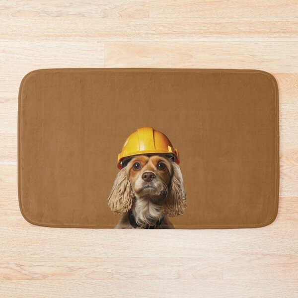 Item preview, A dog in a construction helmet designed and sold by Andrey Tarakanov.
