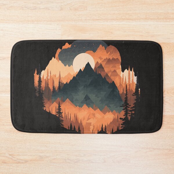 Item preview, Mountains under the moonlight designed and sold by elearah1.