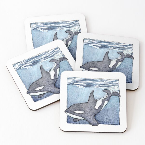 Item preview, Watercolor Orca designed and sold by exploration-EC.