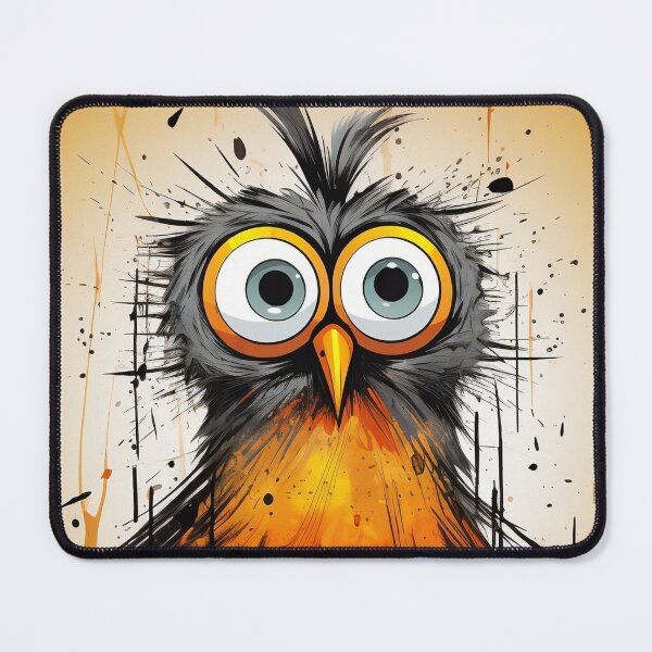 Item preview, مضحك بالعربي إطلع من راسي وسكر الباب أقوال عربية- Arabic Pop Art Funny Comic Quote AI Generated Owl designed and sold by FUNqoosh.