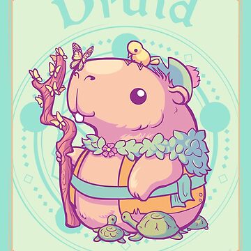 Artwork thumbnail, Druid Capybara by piratadandi