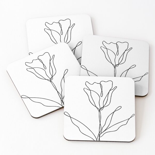 Item preview, Wildflower Botanical Lineart | Elegant Floral Design designed and sold by RachelFCreative.