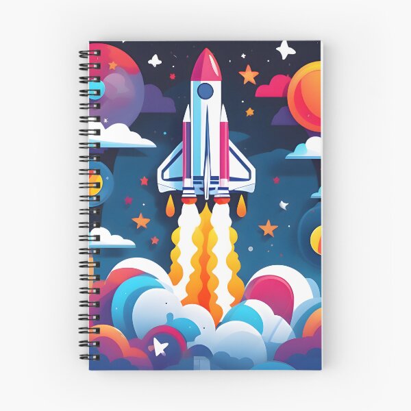 Item preview, Rocket Launch To The Stars  designed and sold by ArtsyWishesShop.