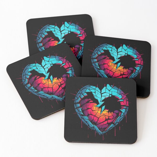 Item preview, Psychedelic Destroyed Heart: Shattered Dreams designed and sold by PsyCloth.