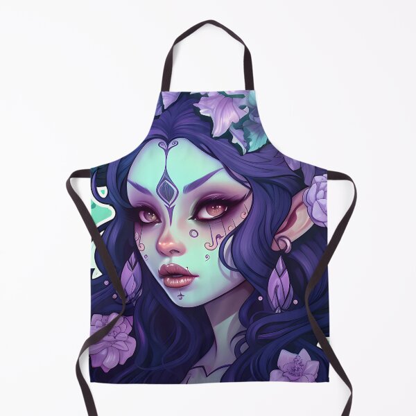 Item preview, Gothic Demon Girl with Horns and Flowers designed and sold by 20th-eclipse.