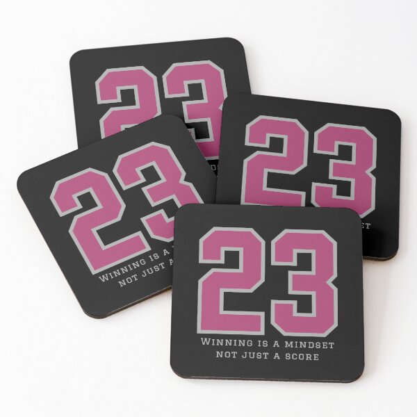Item preview, Number 23 - Sports Figure with Motivational Saying designed and sold by Artifylab.