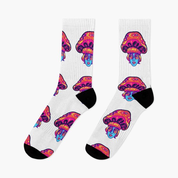 Item preview, Muschroom Psychedelic illusion Ai art fungi art simple Music rock lgbt Mens Womens Kids Funny Nature Lovers  designed and sold by Martolina33.