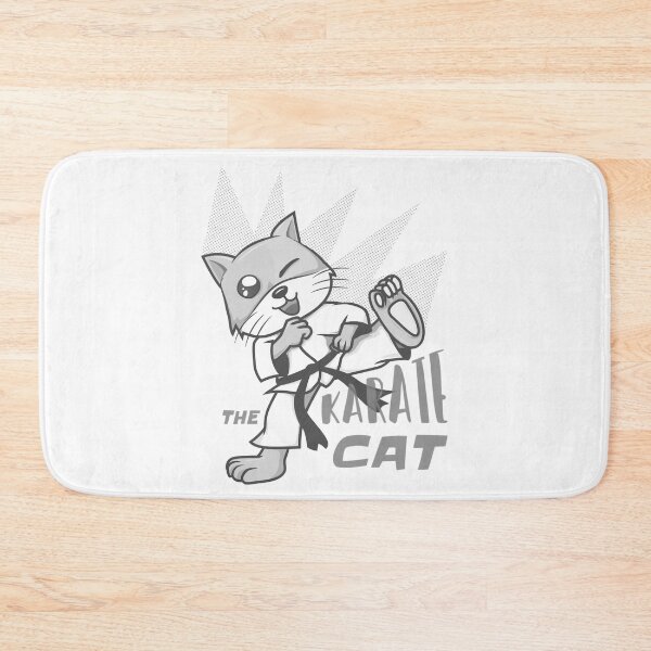 Item preview, The Karate cat, cute design ideal for people who love karate and cats designed and sold by VerenaSepulveda.