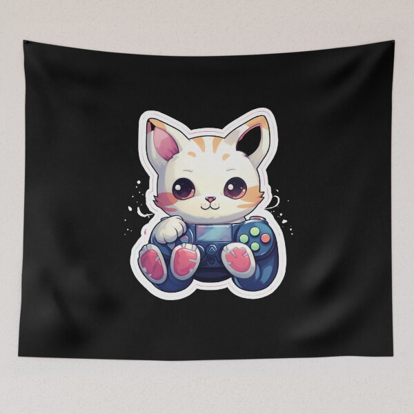 Item preview, Gamer cat designed and sold by Mateusz Majcherek.