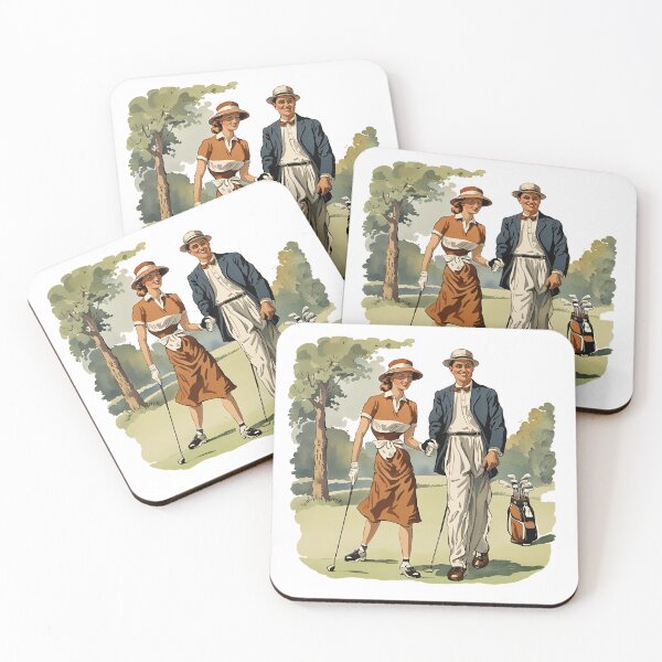 Item preview, Vintage Golfers designed and sold by ArtShare.