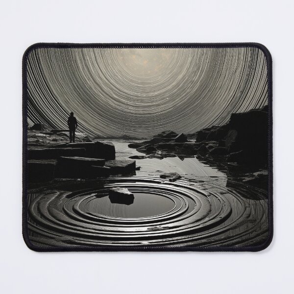 Item preview, Psychedelic surrealist landscapes in the style of stripes and shapes designed and sold by Andrey Tarakanov.