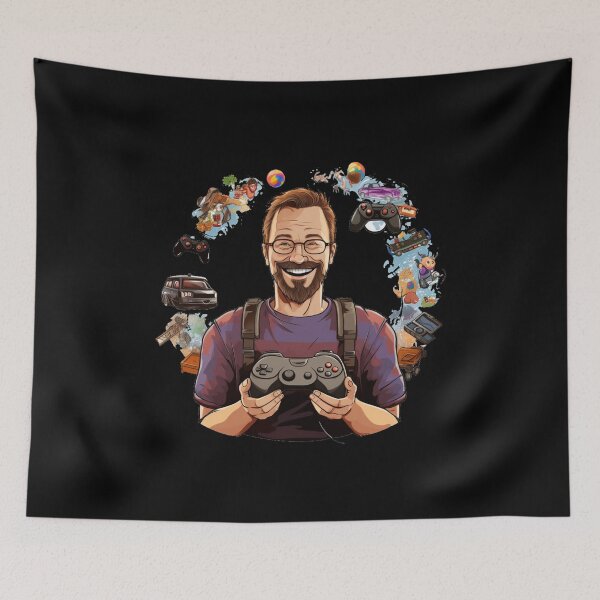Item preview, Gamers gonna game, gamer dad designed and sold by Mateusz Majcherek.