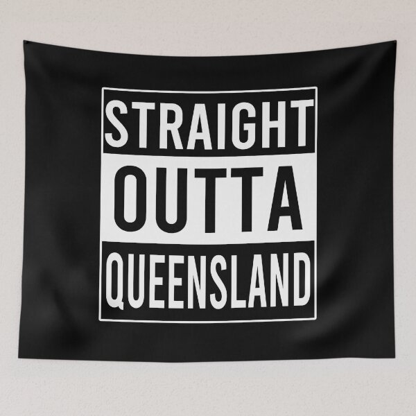 Item preview, Straight Outta Queensland designed and sold by Color-Sparkle.