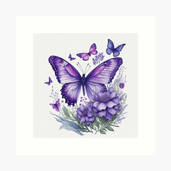 3D Butterflies Poster for Sale by corey ann art