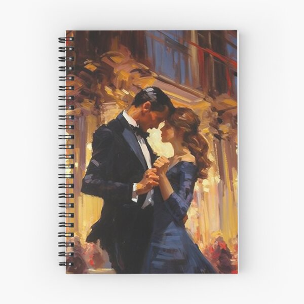 Item preview, Elegant Passionate Ballroom Dance Couple Watercolor designed and sold by Lamarcy.
