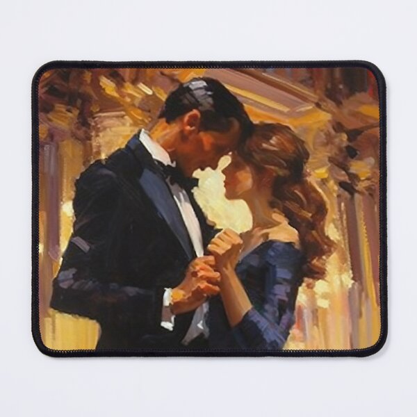 Item preview, Elegant Passionate Ballroom Dance Couple Watercolor designed and sold by Lamarcy.
