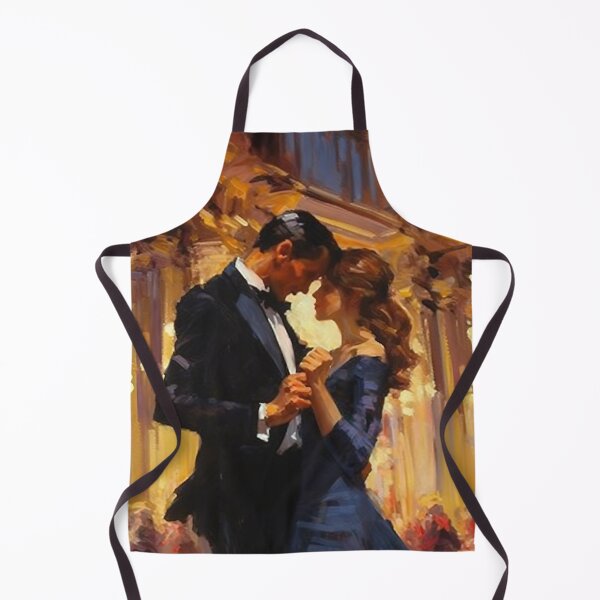 Item preview, Elegant Passionate Ballroom Dance Couple Watercolor designed and sold by Lamarcy.