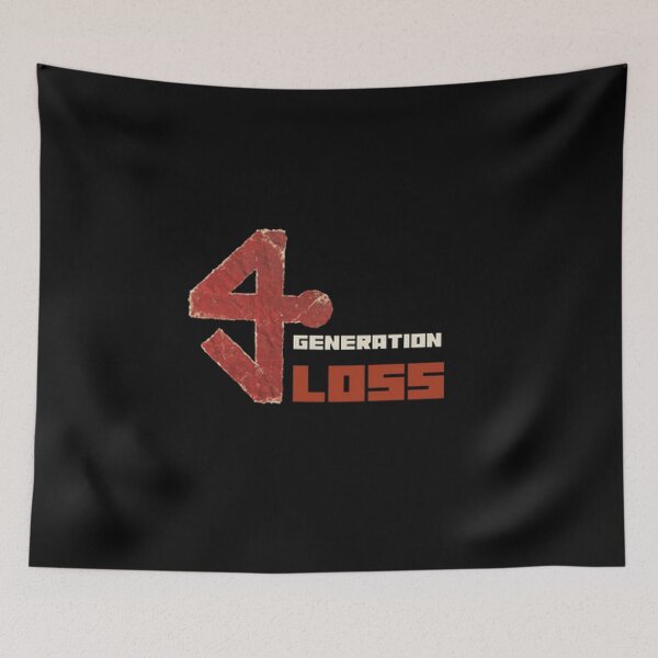 Item preview, Generation loss logo T Shirt  designed and sold by Rodayna Elnaggar.