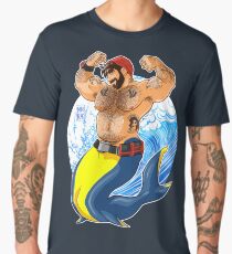 ADAM LIKES SCUBA DIVING Men's Premium T-Shirt