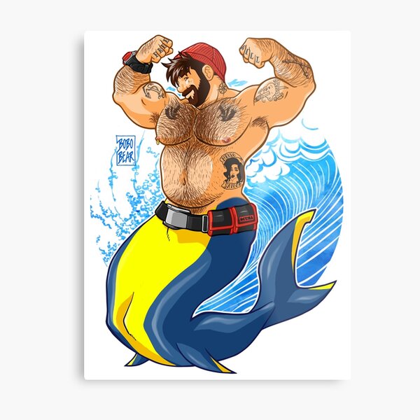 ADAM LIKES SCUBA DIVING Metal Print