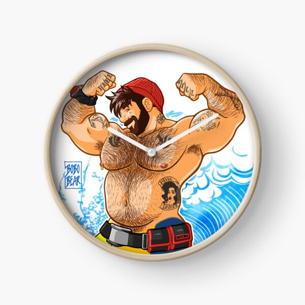 ADAM LIKES SCUBA DIVING Clock