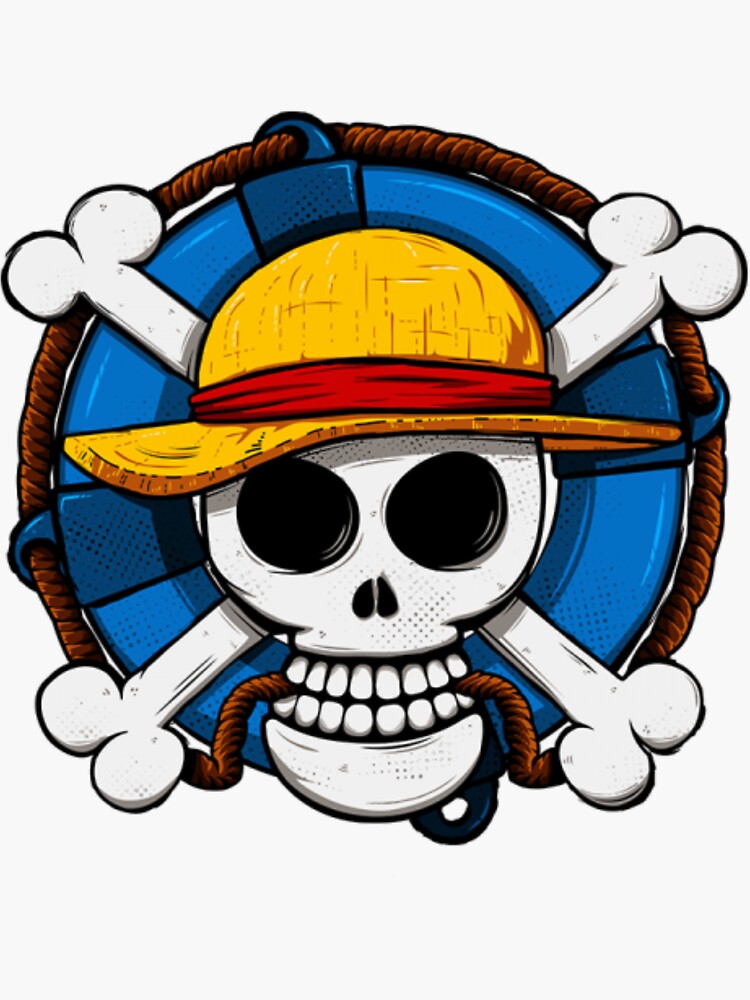 All Straw Hat Pirates Crew Logo Sticker for Sale by