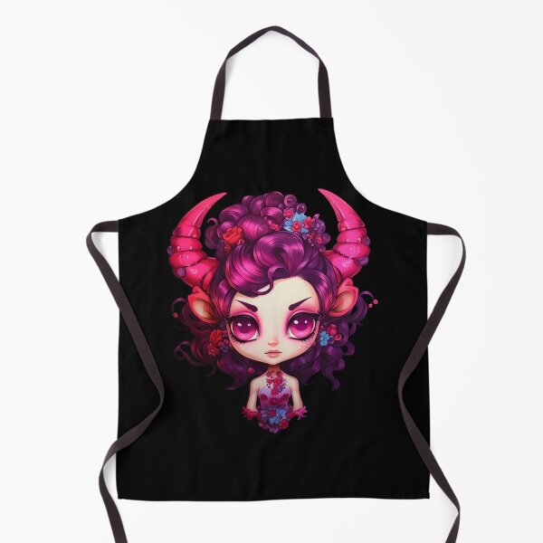 Item preview, Kawaii Cute Chibi Demon Girl With Flowers designed and sold by 20th-eclipse.