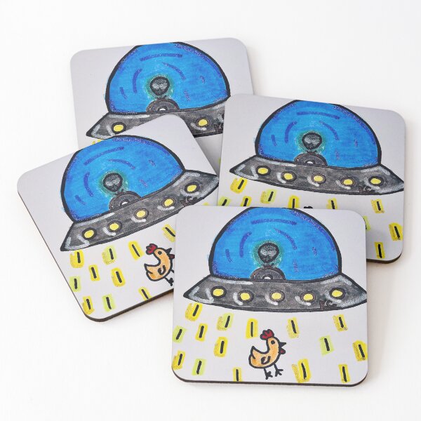 Item preview, They say Aliens are invading and they are taking all of the chickens  designed and sold by KLCdoodles.