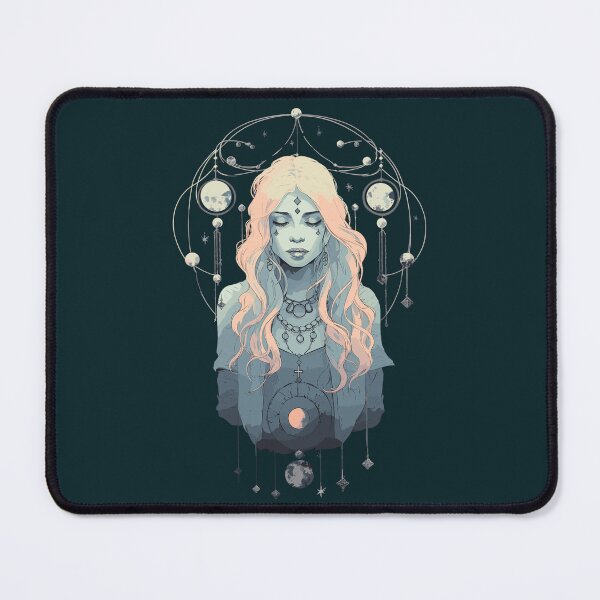Item preview, Spiritual Moon Girl designed and sold by RetroPrints.