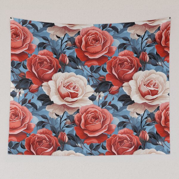 Item preview, Pale Pink and Red Pastel Coloured Roses designed and sold by Image-Caption.