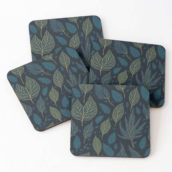 Item preview, A seamless pattern of forest leaves designed and sold by likbatonboot.
