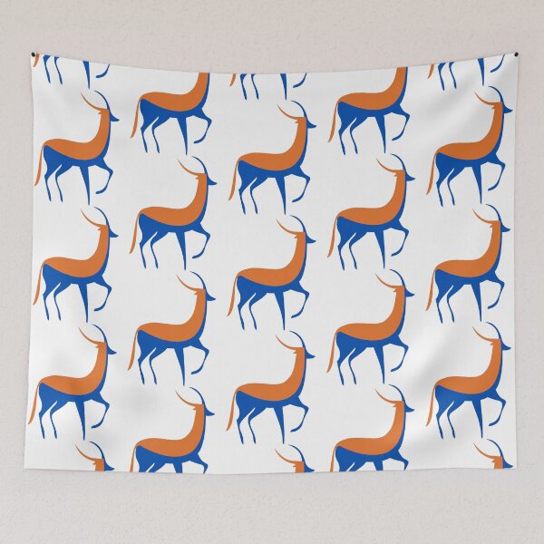 Item preview, Orange And Blue Deer designed and sold by EtheleneMena.
