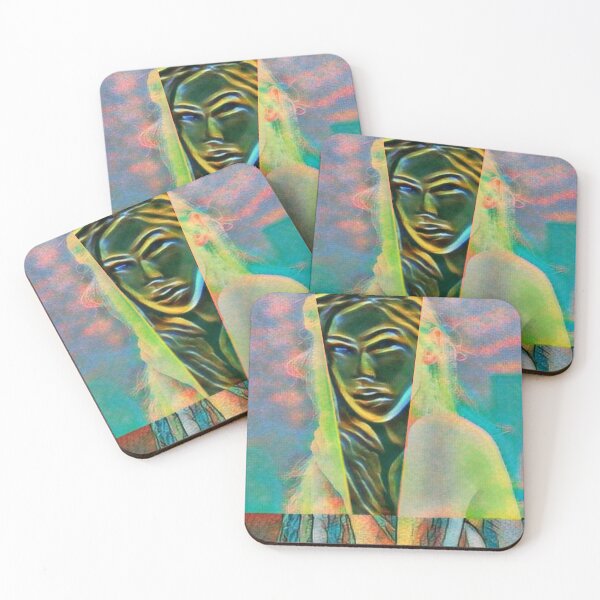 Item preview, Semi-abstract digital painting of female nude model designed and sold by pulchritude560.