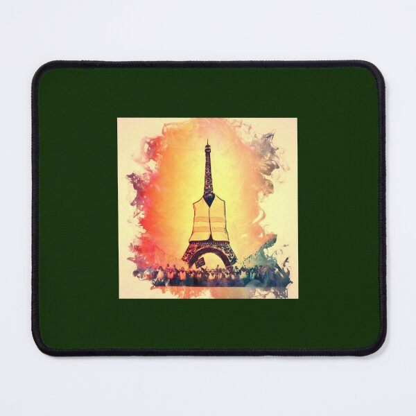 Item preview, Eiffel Tower in Yellow Light gilet jaunes Relaxed Fit  designed and sold by leonardandrew.