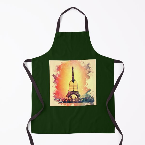 Item preview, Eiffel Tower in Yellow Light gilet jaunes Relaxed Fit designed and sold by leonardandrew.