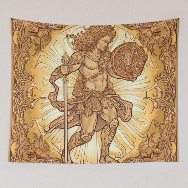Item preview, Ares Greek deity drawing designed and sold by ComicsFactory.
